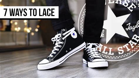 how to tie converse high top